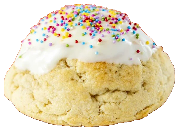 A Classic Comforts box, four six-ounce cookies stacked